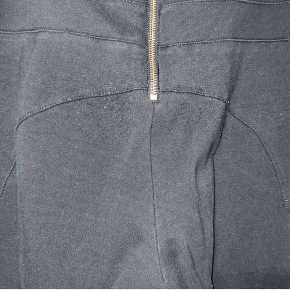 Bebe Black Leggings with Zipper Details - Picture 6 of 8